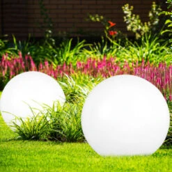 Set Di 3 Sfere Di Luce Solare A LED Plug-in Luci Lampada Da Giardino Luce Solare 15 E 20 Cm Di Diametro -Vendite VIDAXL || LEDVANCE || STEINEL 28660659 5