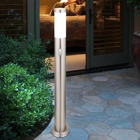 LED 7 Watt Lampada Da Terra Sensore Sensore Di Movimento In Acciaio Inox IP44 Luce Esterna Lampada 1 LED 7 Watt Lampada Da Terra Sensore Sensore Di Movimento In Acciaio Inox IP44 Luce Esterna Lampada