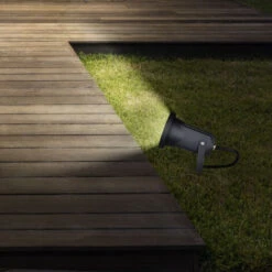 Lampada Da Esterno A Innesto Lampada Da Esterno Orientabile A Picchetto Da Giardino Lampada A Innesto Da Esterno Terrazza, Alluminio Vetro Nero, 1x GU10, PxH 9,5x33,5 Cm, Set Di 2 -Vendite VIDAXL || LEDVANCE || STEINEL 28661684 5