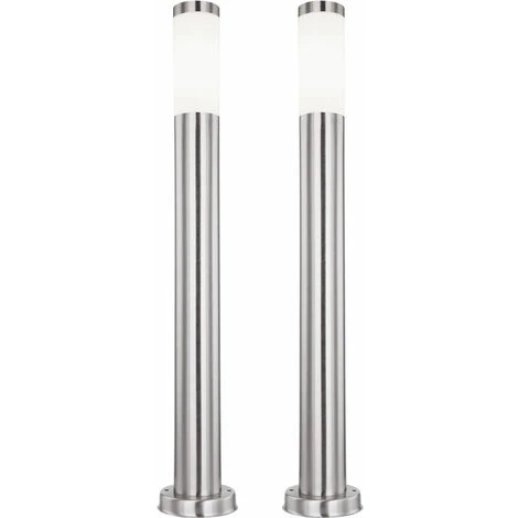 2x Smart Home RGB LED Lampada Da Terra Per Esterni Pilastri In Acciaio Inossidabile Alexa Google App Luci Per Percorsi Da Giardino DIMMERABILI 1 2x Smart Home RGB LED Lampada Da Terra Per Esterni Pilastri In Acciaio Inossidabile Alexa Google App Luci Per Percorsi Da Giardino DIMMERABILI