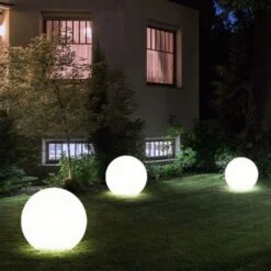 Set Di 3 Lampade A Sfera Solari A LED Da Giardino, Luci A Picchetto Per Patio, Illuminazione Bianca 8 Set Di 3 Lampade A Sfera Solari A LED Da Giardino, Luci A Picchetto Per Patio, Illuminazione Bianca -Vendite VIDAXL || LEDVANCE || STEINEL 28662868 4