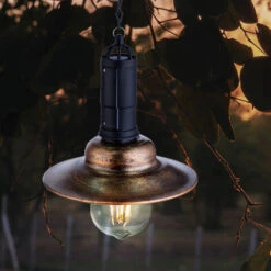 Set Di 2 Lampade A Sospensione A LED A Soffitto A Soffitto, In Stile Rustico, Con Terrazze, Giardino, Lampade A Sospensione Per Esterni -Vendite VIDAXL || LEDVANCE || STEINEL 28664535 4