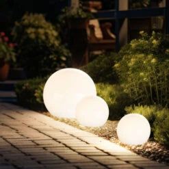 Set Di 3 Lampade A Sfera Solari A LED Per Patio, Faretto Da Giardino, Illuminazione Per Esterni, Picchetti -Vendite VIDAXL || LEDVANCE || STEINEL 28666275 3