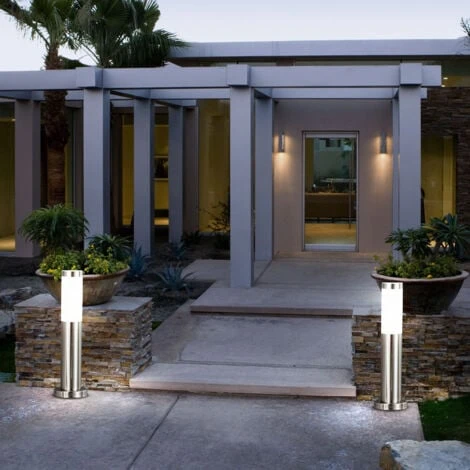 Set Di 2 Luci LED Da Esterno Base Faretti Da Giardino Lampade Da Terra Terrazze Illuminazione Cortile 4 Set Di 2 Luci LED Da Esterno Base Faretti Da Giardino Lampade Da Terra Terrazze Illuminazione Cortile - immagine 4