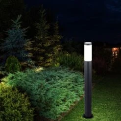 Lampada Da Terra In Acciaio Inox Illuminazione Del Percorso Del Giardino Lampada Da Terra Per Esterni ANTRACITE In Un Set Con Lampadine A LED 7 Lampada Da Terra In Acciaio Inox Illuminazione Del Percorso Del Giardino Lampada Da Terra Per Esterni ANTRACITE In Un Set Con Lampadine A LED -Vendite VIDAXL || LEDVANCE || STEINEL 28667310 3