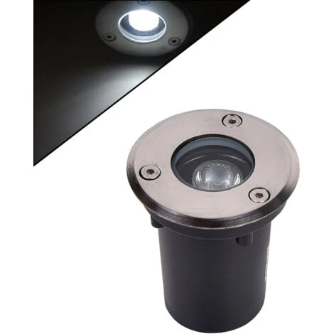 Faretto Segnapasso A Led Calpestabile Da 1w Luce Fredda 6500K 1 Faretto Segnapasso A Led Calpestabile Da 1w Luce Fredda 6500K