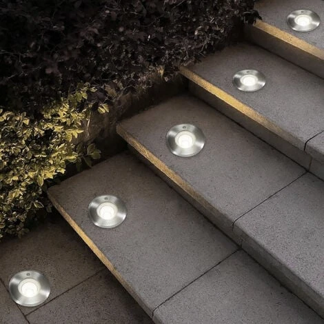 Faretto Segnapasso A Led Calpestabile Da 1w Luce Fredda 6500K 2 Faretto Segnapasso A Led Calpestabile Da 1w Luce Fredda 6500K - immagine 2