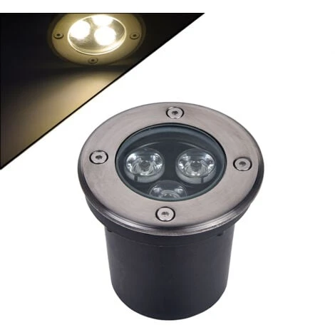 Segnapasso Luce Da Giardino A Led Calpestabile Ad Incasso A Terra Da 3w Luce Calda 3000K 1 Segnapasso Luce Da Giardino A Led Calpestabile Ad Incasso A Terra Da 3w Luce Calda 3000K