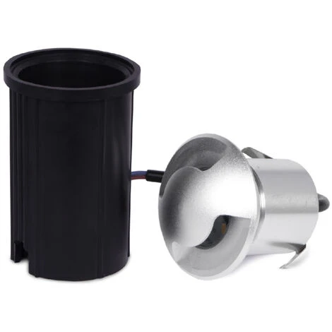 Segnapasso Led Radente 3w Con Biemissione Di Luce Tondo Luce Calda 3000K 2 Segnapasso Led Radente 3w Con Biemissione Di Luce Tondo Luce Calda 3000K - immagine 2