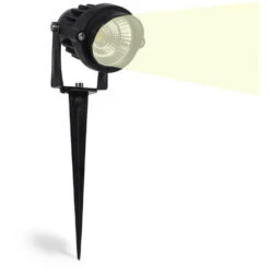 Segnapasso Faretto Led 5w Cob Da Giardino IP65 Con Picchetto Luce Naturale 4000K