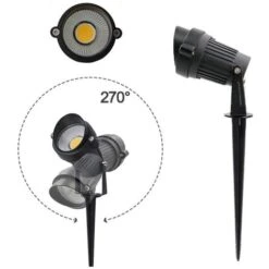 Segnapasso Faretto Led 5w Cob Da Giardino IP65 Con Picchetto Luce Naturale 4000K -Vendite VIDAXL || LEDVANCE || STEINEL 29353748 5