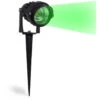 Faretto Segnapasso Led 5w Cob Led Da Giardino Con Picchetto E Luce Verde
