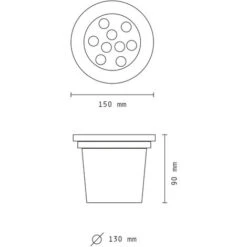 Segnapasso Led Calpestabile 9w Luce Naturale 4000K -Vendite VIDAXL || LEDVANCE || STEINEL 29353860 3