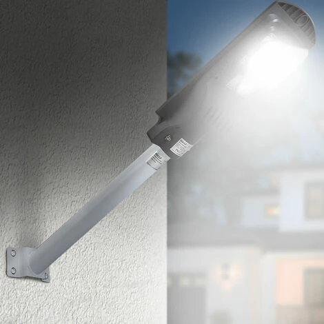 Staffa Palo Per Lampione Solare Stradale Supporto In Metallo Parete Muro 50cm 5 Staffa Palo Per Lampione Solare Stradale Supporto In Metallo Parete Muro 50cm - immagine 5