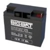 Batteria Ricaricabile Al Piombo 12V 17Ah Elan BigBat - Sku 01217