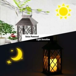 Lanterna Solare Lampada Solare Da Esterno A LED, Con Candela A LED A Fiamma Effetto Fuoco, Wireless Portatile Ricaricabile Per Giardino, Cortile, Cortile Esterno [Classe Energetica A +] -Vendite VIDAXL || LEDVANCE || STEINEL 30556118 3