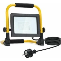 FARO A LED LUCE PER CANTIERE FARETTO LAMPADA LUCE DA LAVORO 10W 20W 30W 50W 100W SUPPORTO-100 Watt - Watt: 30 Watt