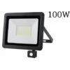 Faro Led Esterno 100w Luce Fredda Sensore Di Movimento Crepuscolare Regolabile