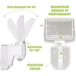 ESTEBAN Proiettore Solare A LED Bianco Con Rilevazione 850 Lumens Eq 70W -Vendite VIDAXL || LEDVANCE || STEINEL 32296078 5