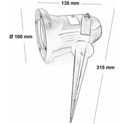 Segnapasso Da Esterno A Picchetto Per Giardino GU10 IP65 | Nero -Vendite VIDAXL || LEDVANCE || STEINEL 32870972 4