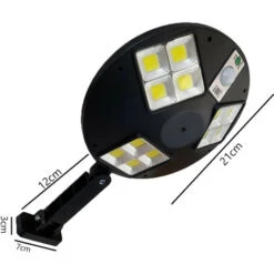 Lampione Solare Led Esterno 12 COB Sensore Movimento Faro Luce Fredda Rotondo 9 Lampione Solare Led Esterno 12 COB Sensore Movimento Faro Luce Fredda Rotondo -Vendite VIDAXL || LEDVANCE || STEINEL 32998639 5