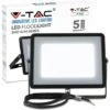 V-TAC PRO VT-100 FARO LED SMD 100W ULTRASOTTILE CHIP SAMSUNG DA ESTERNO COLORE NERO 8000 Lm IP65 - SKU 412 / 413 / 414 Bianco Naturale