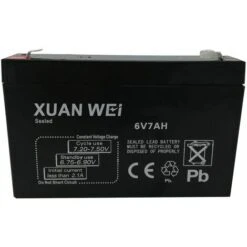 Batteria Ricaricabile Piombo 6V 7Ah Ermetica XW 7-6 Dispisitivi Elettrici
