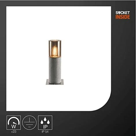 SLV LISENNE 40 Lampada Da Terra, Basalto, E27 Max 23W, IP54 2 SLV LISENNE 40 Lampada Da Terra, Basalto, E27 Max 23W, IP54 - immagine 2
