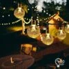 String Lights Outdoor Solar String Lights 7M 50 LEDs Solar Ball String Lights 8 Modalità Waterproof IP65 Indoor Outdoor For Garden, Patio, Wedding, Christmas Decoration