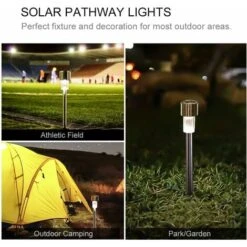 Luce Solare Da Giardino Per Esterni, Decorazione Per Luci Da Giardino A LED Senza Fili Illuminazione Solare Per Esterni Per Percorsi Da Prato Luce Ricaricabile Automatica IP65 Impermeabile - 5 Pezzi B -Vendite VIDAXL || LEDVANCE || STEINEL 33379235 4