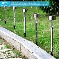 Luce Solare Da Esterno Da Giardino, Decorazione Da Giardino A LED Senza Fili Illuminazione Solare Da Esterno Per Percorsi Da Prato Luce Ricaricabile Automatica IP65 Impermeabile - 10 Pezzi Bianco -Vendite VIDAXL || LEDVANCE || STEINEL 33379344 4