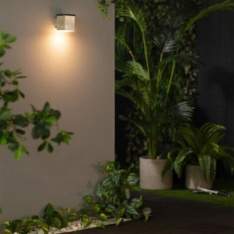 Applique Da Parete LED Solare Per Esterni Alluminio Jafaro Bianco Caldo 3000K 105 Mm 2 Applique Da Parete LED Solare Per Esterni Alluminio Jafaro Bianco Caldo 3000K 105 Mm - immagine 2