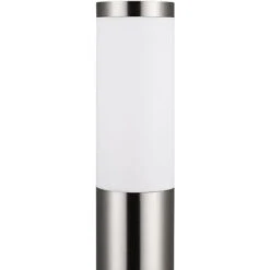 Palo Luminoso Lampioncino Segnapasso Da Esterno 48cm IP44 Acciaio Inox Illuminazione Da Giardino Esterni Silber Mit Steckdose (de) -Vendite VIDAXL || LEDVANCE || STEINEL 35940988 3