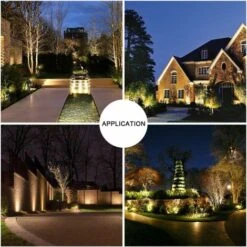 SOEKAVIA Set Di 4 Faretti Da Giardino Con Picchetto, Luce Da Giardino A LED Da 3W 2880 Lumen Con Presa, Faretto Da Esterno Bianco Caldo -Vendite VIDAXL || LEDVANCE || STEINEL 36373110 5
