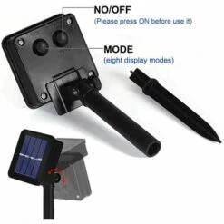 SOEKAVIA Catena Luminosa Catena Luminosa Solare Esterna 50 LED Globe 7m Con 8 Modalità Di Luce, Sorgenti Luminose Decorative Interne Ed Esterne Impermeabili - Luce Calda -Vendite VIDAXL || LEDVANCE || STEINEL 36373685 3