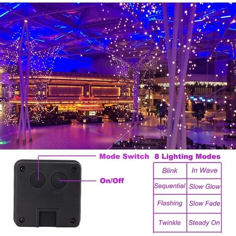 Catena Luminosa Solare Da Esterno 10m 100 LED Luci Da Giardino Solari In Filo Di Rame Luci Stringa Solari 8 Modalità, Decorativo Per Festa, Giardino, Matrimonio (2 Pezzi, Multicolor) 2 Catena Luminosa Solare Da Esterno 10m 100 LED Luci Da Giardino Solari In Filo Di Rame Luci Stringa Solari 8 Modalità, Decorativo Per Festa, Giardino, Matrimonio (2 Pezzi, Multicolor) - immagine 2