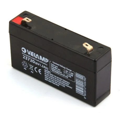 Batteria Ricaricabile Al Piombo 6v 1.3ah Attacchi Faston 1 Batteria Ricaricabile Al Piombo 6v 1.3ah Attacchi Faston