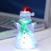 Pupazzo Di Neve Soggetto Decoro Natalizio Luminoso LED USB Punto Luce PC
