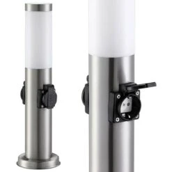 Vendite VIDAXL || LEDVANCE || STEINEL 33 Lampada Paletto Luce Giardino + 2 Prese Shucko Palo Illuminazione Esterno 45cm