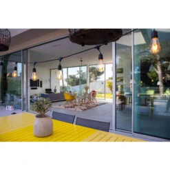 Catena Luminosa Nera Decorativa Vintage 10m Stringa 15 Portalampade Gazebo -Vendite VIDAXL || LEDVANCE || STEINEL 39775673 3