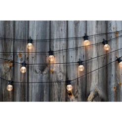 Catena Luminosa Nera Decorativa Vintage 10m Stringa 15 Portalampade Gazebo -Vendite VIDAXL || LEDVANCE || STEINEL 39775673 5