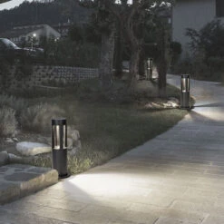 LAMPIONE PALO GIARDINO LED ILLUMINAZIONE DA ESTERNO 12W IP65 30CM LUCE FREDDA