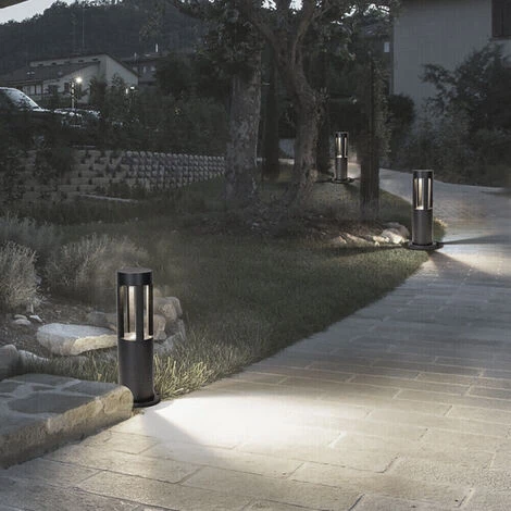 LAMPIONE PALO GIARDINO LED ILLUMINAZIONE DA ESTERNO 12W IP65 30CM LUCE FREDDA 1 LAMPIONE PALO GIARDINO LED ILLUMINAZIONE DA ESTERNO 12W IP65 30CM LUCE FREDDA