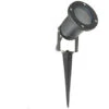 Picchetto Faretto LED Da Giardino Lampada LED Segnapasso GU10 Orientabile Nero