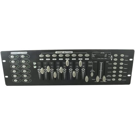 Centralina DMX 512 Controllo Luci Effetti DJ 192 Canali Display LCD 1 Centralina DMX 512 Controllo Luci Effetti DJ 192 Canali Display LCD