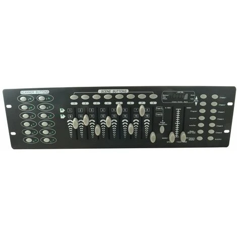 Centralina DMX 512 Controllo Luci Effetti DJ 192 Canali Display LCD 2 Centralina DMX 512 Controllo Luci Effetti DJ 192 Canali Display LCD - immagine 2