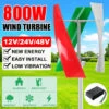 Energy Windmill Lanterna Generatore Eolico Permanente Ad Asse Verticale Maglev Con Controller MPPT (24V 300W)