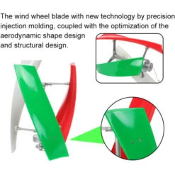 Energy Windmill Lanterna Generatore Eolico Permanente Ad Asse Verticale Maglev Con Controller MPPT (24V 300W) -Vendite VIDAXL || LEDVANCE || STEINEL 42049632 3