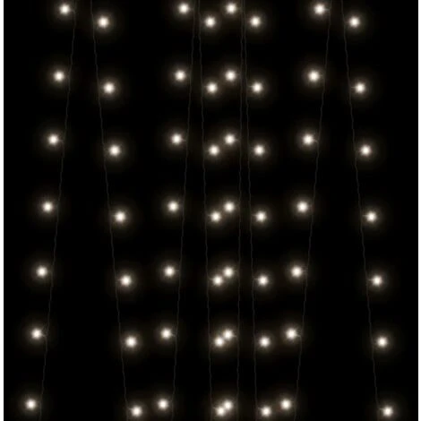 Luci Solari Fatate 2 Pz 2x200 LED Bianco Freddo Interni Esterni VidaXL 5 Luci Solari Fatate 2 Pz 2x200 LED Bianco Freddo Interni Esterni VidaXL - immagine 5