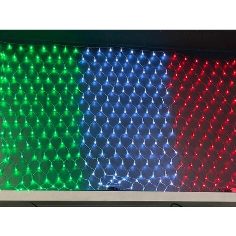 Bandiera Tricolore Tenda Luminosa Italia Per Esterno Con 280 Led Luci Bianco Rosso Verde 1.8x1.2 Metri 1 Bandiera Tricolore Tenda Luminosa Italia Per Esterno Con 280 Led Luci Bianco Rosso Verde 1.8x1.2 Metri